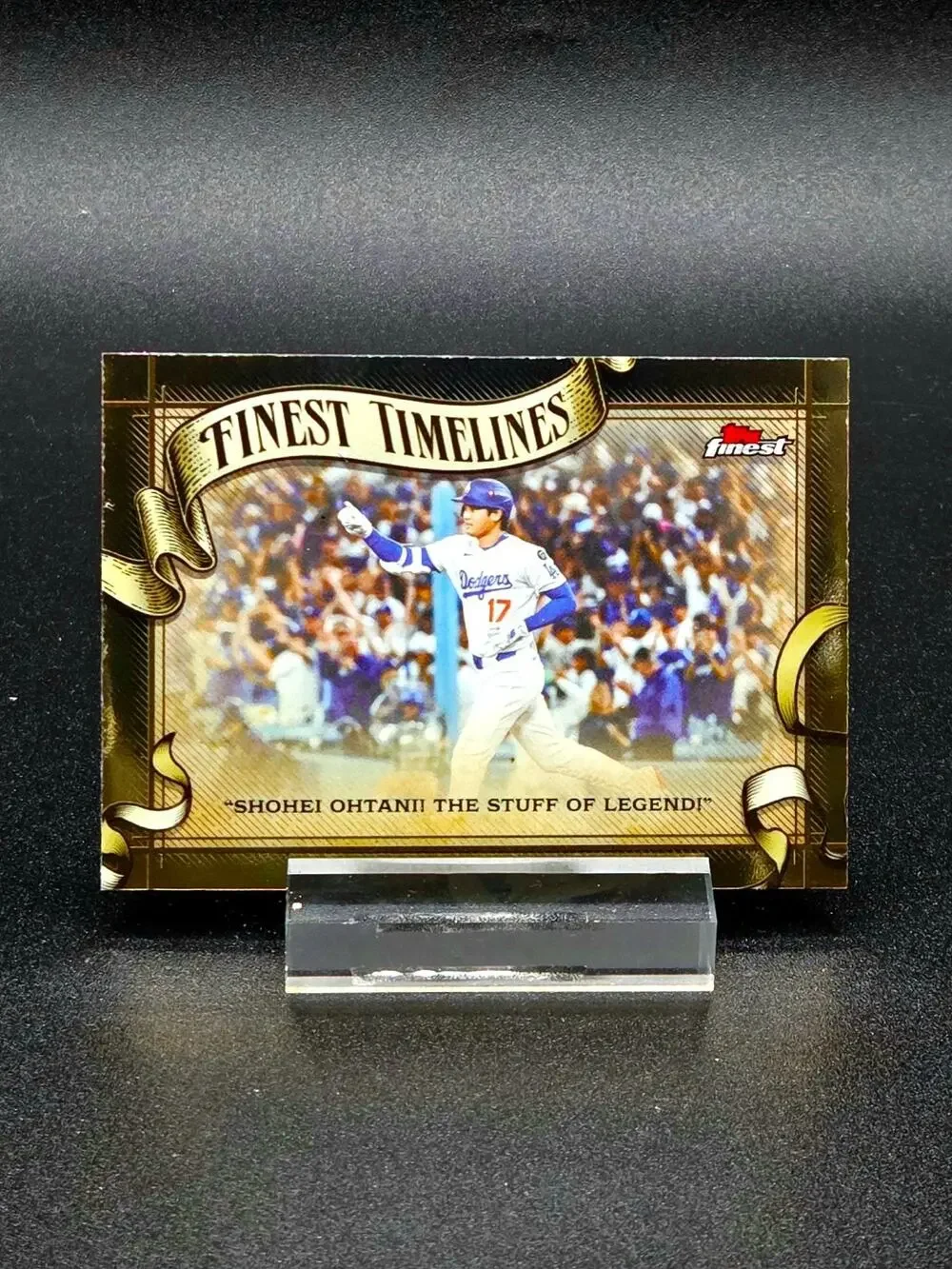 Rare 2026 Topps Finest Timelines Shohei Ohtani Dodgers Insert